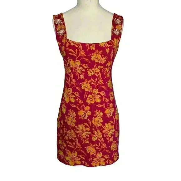 ZARA Jewel Jacquard Dress Size Small - Picture 3 of 9